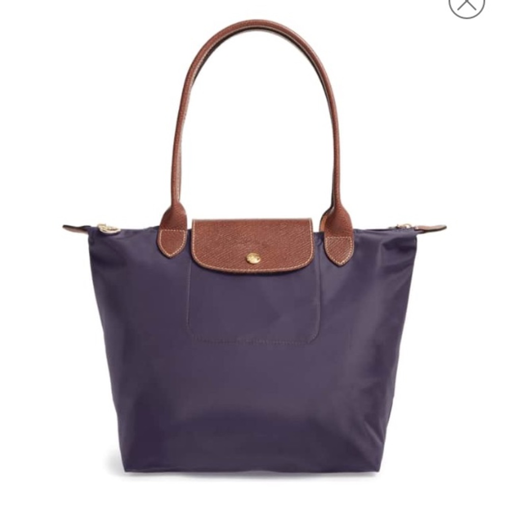 |SOLD| Longchamp Le Pliage Purple Tote Small - Picture 1 of 8